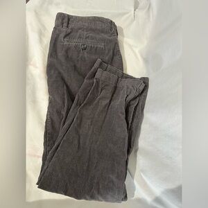 Izod Men's Dark Gray Corduroy Pants, size 34x29